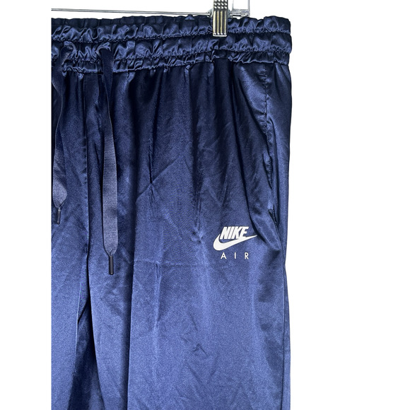 Nike Air Pants Mens XL Navy Blue Joggers Track Windbreaker Polyester Athletic - Picture 3 of 10